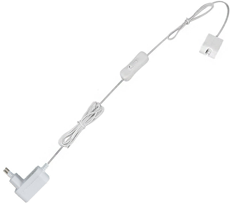 Power Supply for Cefrank Cabinet Light kit, Ul-Listed Adapter, Convert 110V ac to 12V dc Power Plug with On/Off Switch