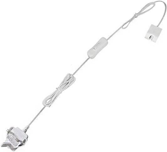 Power Supply for Cefrank Cabinet Light kit, Ul-Listed Adapter, Convert 110V ac to 12V dc Power Plug with On/Off Switch