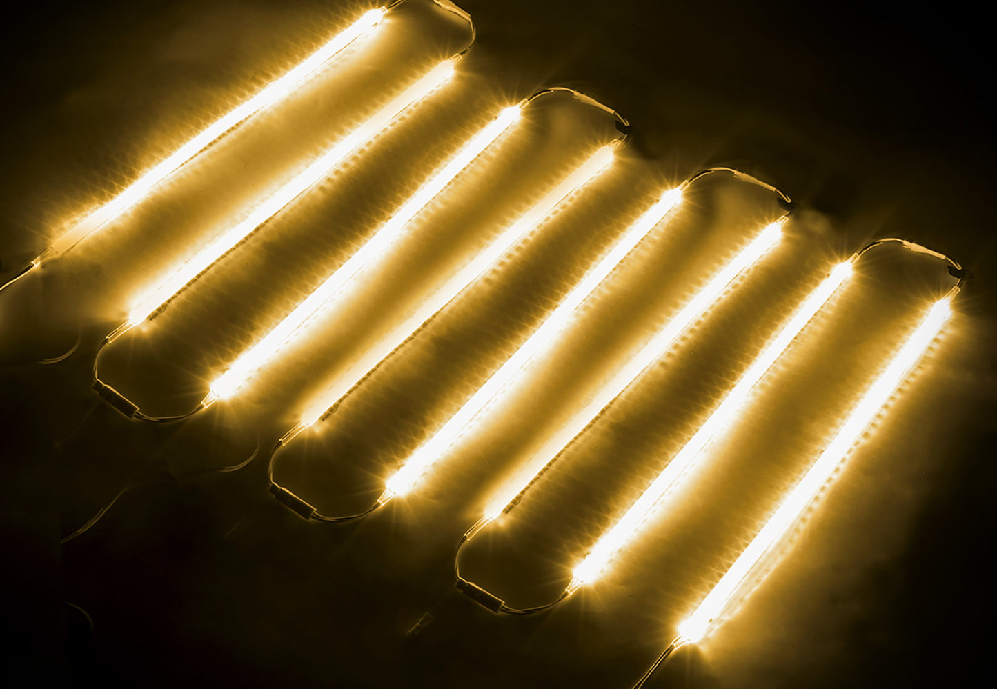 Cefrank LED Under Shelf Display Case Lighting Kit 8×12" Linkable Lights Strips Set 20W