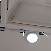 Dimmable Under Cabinet Light, Set of 4 Puck Lights, 8W 680LM