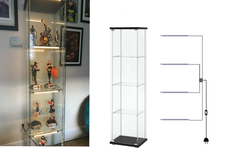 Cabinet Display Light Bars for Detolf, Set of 4pcs