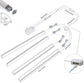 Cefrank V-Shape 4-Pack 12" Smart LED Under Cabinet Lighting - Alexa & Google Assistant Compatible, Dimmable 2700-6000K Color Changing, Energy Efficient for Kitchen Counter, Shelves, Pantry & Closet