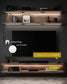 Cefrank Display Cabinet Lights 6-Pack Linkable Bars Dimmable LED 1800lm total • plug-in • hold-to-dim memory switch • Peel-and-Stick • bookcase • closet • kitchen shelves