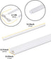 LED Under Cabinet Lighting 6-Pack 12 inch (30cm) Seamlessly Linkable Strip Light Bars for Cabinet, Kitchen, Shelf, Workbench, Cupboard Lighting, 1200 Lumen