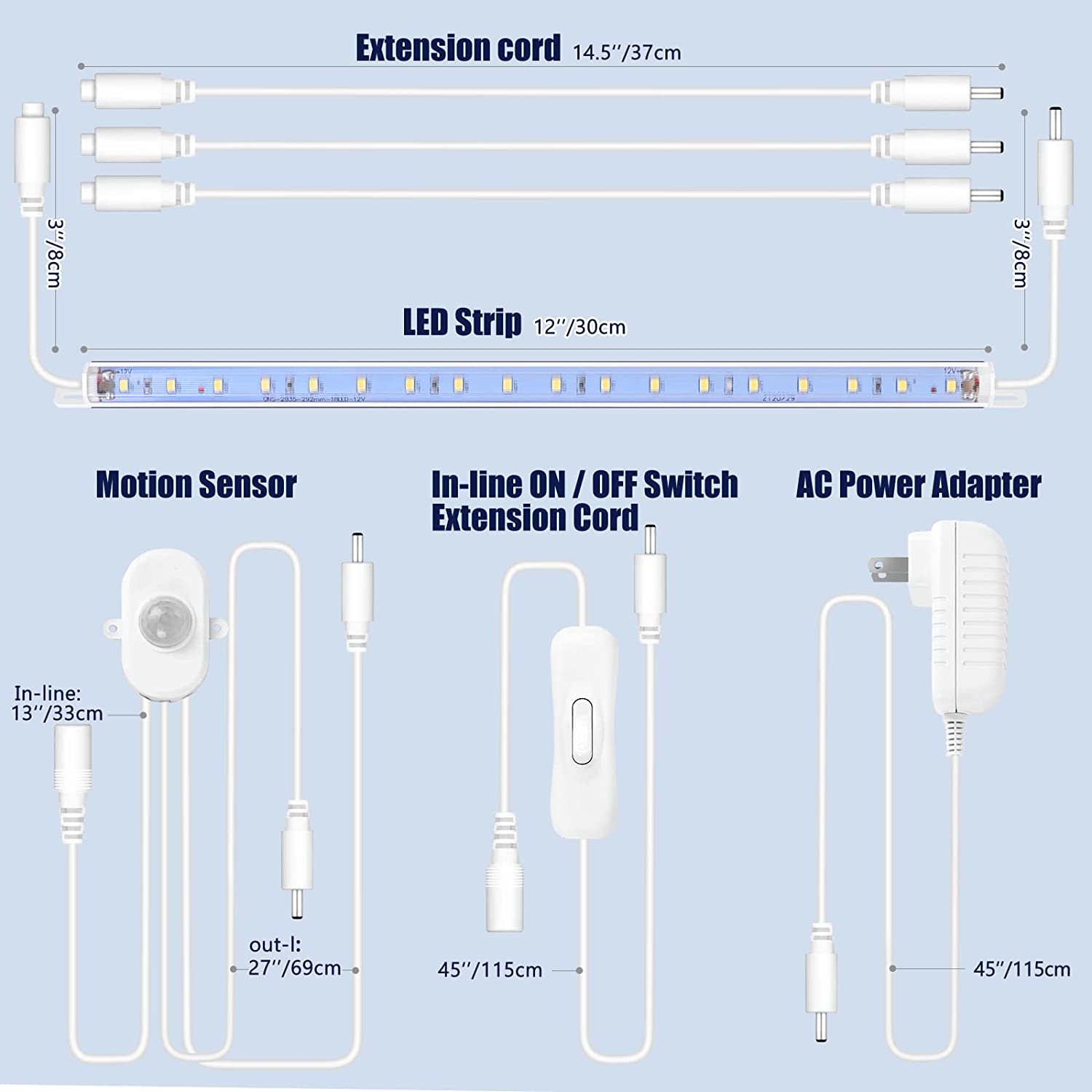 Light Bar Extender for Under Cabinet Lighting