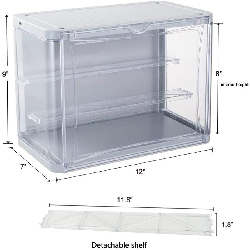display cases for collectibles toy Storage Box Acrylic Magnetic Storage  Cabinet