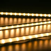 Cefrank アンダー キャビネット ライト ストリップ、3 x 12 インチ リンク可能な LED バー、スリムで明るいカウンター照明 - 11 ワット、900LM アクセント シェルフ LED ライト、キッチン、オフィス用